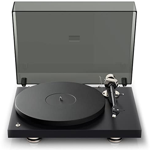 Pro-Ject Debut PRO - Tocadiscos de alta fidelidad Sumiko Rainier (negro satinado)