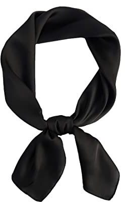 KOOYOL Damen Seidentuch Seide Leicht Seidenschal Bandana Halstuch Kopftuch Elegante Schal Tuch Geschenk für Frauen Einheitsgröße, E#