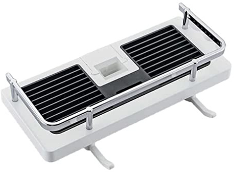 Duschstangen-Aufbewahrungsregal, Duschablage ohne Bohren, Duschablage für Badezimmer, Duschablage für Duschstange Dusche Caddy, Selbstklebend, Wandmontage, Bathroom Organizer Duschkorb, Küchenrega