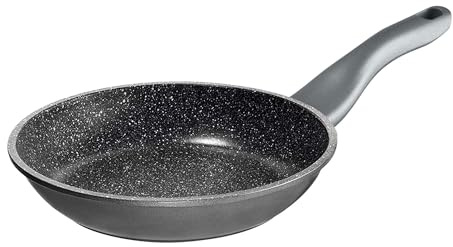 STONELINE FRESH Bratpfanne 20 cm, Made in Germany, Antihaft Pfanne Induktion geeignet, Große Pfanne Beschichtet mit echten Steinpartikeln, Brat- & Universalpfannen