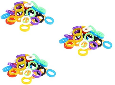 Operitacx 360stücke Bunte Silikon Schlüsselabdeckungen Elastische Schlüsselkappen Für Einfache Schlüsselidentifikation Wasserfest Und Geruchlos Für Täglichen Gebrauch