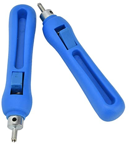 Drip Irrigation Hole Punch,Tube Puncher for PE Pipe Micro Jet Hole Punch | 2Pcs Stainless Steel 3‑8mm Nozzle Dripper Holes Punchers for Agricultural Lawn Garden Farms Irrigation Watering Systems