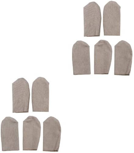 UKCOCO 10stücke Anti-schweiß Fingerhüllen Für Touchscreen-spiele Ultradünne Silberfaser Finger Cover Für Mobiles Gaming Rutschfest Bequem Und Leicht Für Täglichen Gebrauch