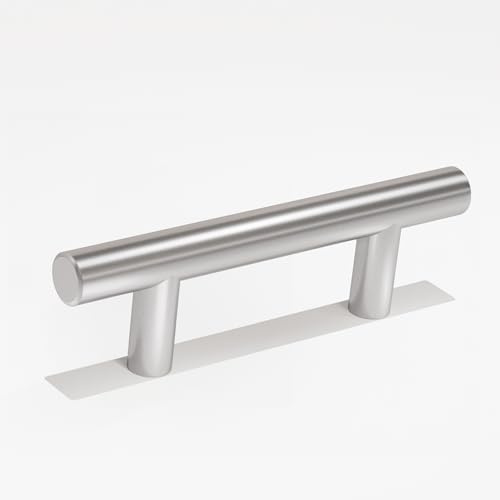 woplus Schrank Schublade Türgriffe Ø: 12 mm Schrankgriff Modern Küchenschrank Kleiderschrank Zieht Griffe Inkl. Schrauben Bohrlochabstand 65mm Edelstahl (5 Stück)