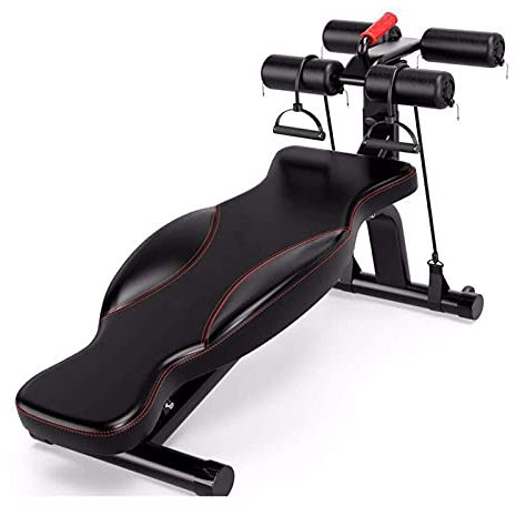 Xiaoxu Hantelbank, Fitnessbänke, Hantelbank, Fitnessstuhl, Heim-Multifunktions-Sit-up-Brett, Bauchmuskel-Fitnessgeräte, klappbarer Hanteltisch