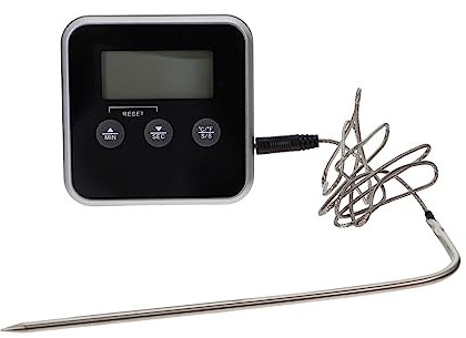 Amosfun Multifunktions-grill-temperaturalarm Lebensmittel Zum Kochen Grillständer Und Aufhängeloch
