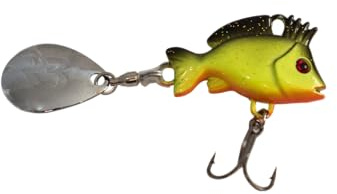Reel Busy Fishing Spin Jig - The Punk 15gr - erfolgreicher Jig Spinner, Angelköder, Kunstköder, Spinnköder für Forelle, Barsch, Hecht, Döbel, Zander