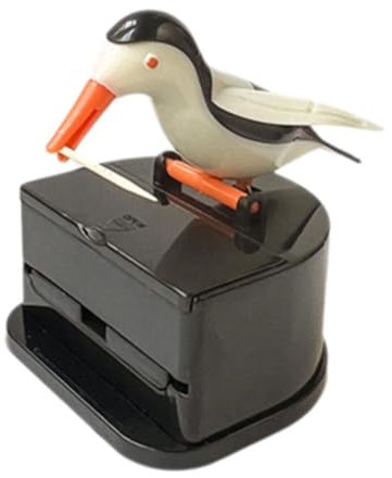 Zahnstocherspender in Vogelform, neuartiger Vogel-Zahnstocherspender, Vogel-Form, lustiger Zahnstocher, Zahnstocher, automatische Boxen,