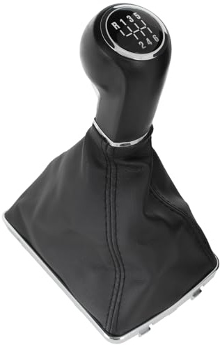 M MODECAR - Kompatibel mit Opel Astra III H 04-10 Schalthebelknauf SCHWARZ + SCHALTSACK 6 GÄNGE für 93188022,