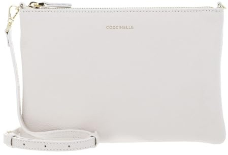 Coccinelle Pelle borsa a tracolla Best Crossbody Bag Blanco avorio