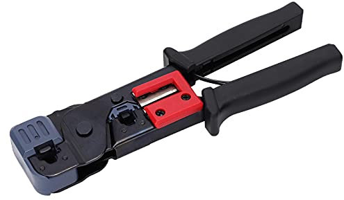 EBTOOLS HT -86 Pinza per Crimper Ergonomica per Collegamento del Terminale del Cavo a Filo -, Efficiente e Confortevole Strumento di Crimpaggio