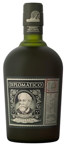 Diplomático Rhum Reserva Exclusiva - Spiritueux Venezuélien Complexe, Élégant et Doux - Un rhum ambré aux notes boisées & vanillées - 70cl