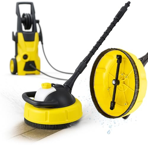 Rosfix PowerBrush Turbo 28 cm – Spazzola Rotante per Idropulitrici | Ricambio compatibile per Kärcher K1–K7, Lavor, Parkside, Sterwins, Deko | Pulizia Pavimenti, Patio, Facciate