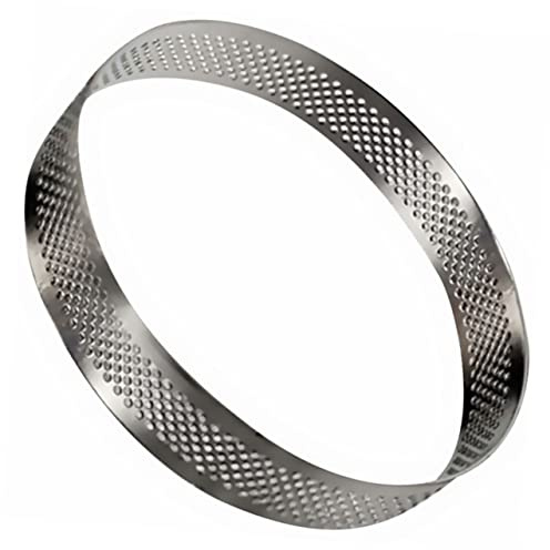 iplusmile Stampo Torta Rotondo in Acciaio Inossidabile Anello e Mousse per Dolci Resistente e Facile da Antiaderente e Durevole per e Forno