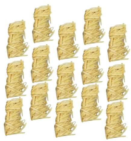 PRETYZOOM 50pcs Natural Wooden Fire Lighters for Fireplace Campfires Grill Barbecue Quick Ignition Wax Coated Sticks for Outdoor Camping and BBQ Accessories