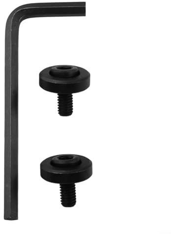 Lock Screw Bolt with Outer Flange and Hex Key Set Compatible with Multitool DTM50 TM3000C Replacement Parts 265674-6 and 783233-9, Metal Construction, Pack of 3