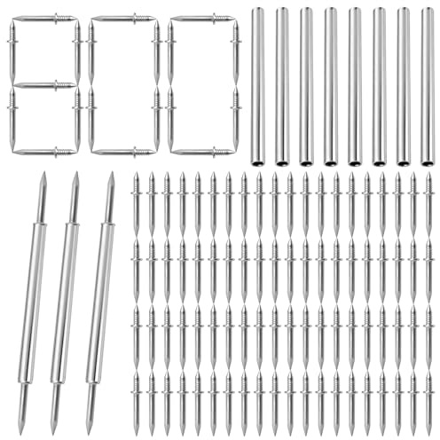 800 Clou à Double Tête, avec 8 Outils à Douille Spécialisés | Trous de Clouage Dissimulés,en Acier au Carbone,Durable,Installation Facile,adaptés à la Décoration du Salon