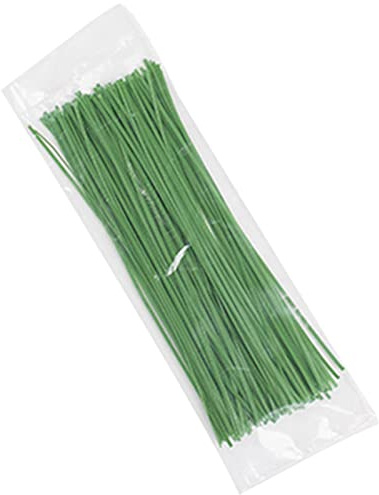 Smandy Bridas Ajustables para Plantas, Núcleo de Alambre de Hierro, Bridas Giratorias para Jardín, 100 Unidades, Cable Reutilizable para Plantas, para Vides, Tomates, Flores, Cables Flexibles para