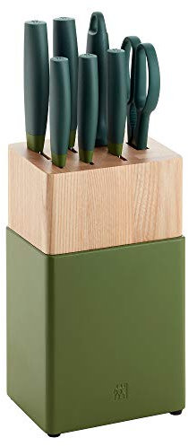 ZWILLING Now S Messerblock-Set, 8-teilig, Limettengrün
