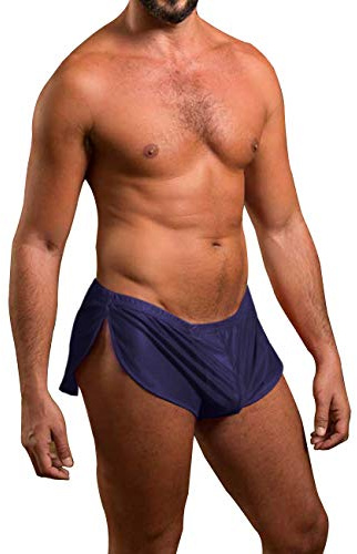Herren Extrem Mesh Kurze Hose Unterwäsche Boxershorts Unterhosen | Freizeit sexy,Boxershorts Unterwäsche,Training Fitness,Posingshorts,Niedrig sitzende Slips,Muskel Bottoms,Heimkleidung