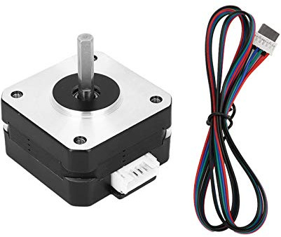 NEMA 17 Schrittmotor 12V 0,7A 4-adriges Kabel für 3D-Drucker DIY Elektronikprojekte Hochpräzision Stepper Motor RepRap Kompatibel