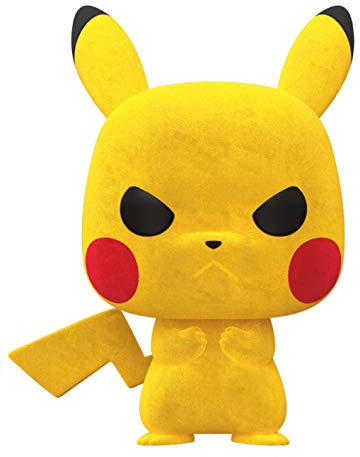 Funko Pop! Games: Flocked Grumpy Pikachu 2020 NYCC Exclusive Vinyl Figure #598