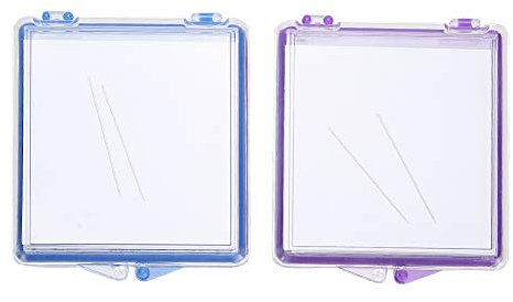 Pssopp 2pcs Magnetnadel Lagerung Nähnadel Organizer Haushaltsnadeln Nadelkissen Magnetbox zum Nähen von Nadeln