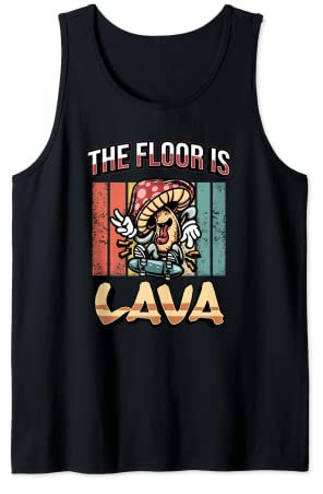 The Lava Floor Skateboard Waveboard Longboard Skater Tank Top