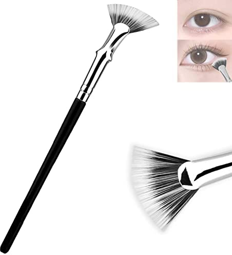 Pinceau mascara – Fibre synthétique douce 120° – Pinceau maquillage pour cils, cils et sourcils – Brosse pliable pour cils allongés et volumineux aodom