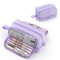 HIQE-FL Mäppchen Mädchen Teenager,Cute Pencil Case,Große Kapazität Federmäppchen,Langlebig Federtaschen,Mäppchen Reißverschluss,Tasche Perfekt Für Schule Büro