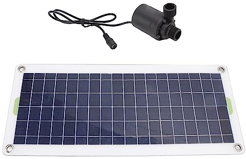 30W Solar Wasserpumpen Kit mit 19W Springbrunnenpumpe und Solarmodul für Garten Teich Vogelteich