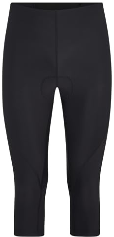 Ziener Damen NUCIA X-Function Fahrrad-Tight/Rad-Hose/Mountainbike/Rennrad - atmungsaktiv,schnelltrocknend,gepolstert,3/4, Black, 38