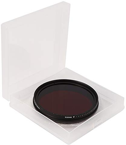 Pilipane Filtro de fotografía por infrarrojos ajustable, lente infrarroja de rayos X, filtro infrarrojo variable de infrarrojos, control creativo mejorado para fotografía IR (67 mm)
