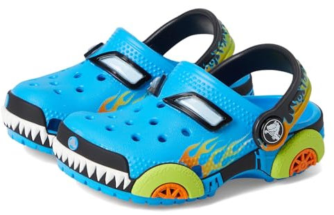 Crocs Classic Iam Monster Truck Cg T, Zoccoli Unisex - Bambini e Ragazzi, Neon Oceano, 23/24 EU