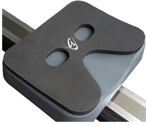 GODFREY Ergo Grip - Cojín de asiento para máquina de remo, almohadilla de neopreno antideslizante de 12 mm para Concept 2, remo de agua y bicicletas reclinables (negro)