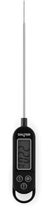 Salter Instant Read Food Thermometer, Digital, Celsius/Fahrenheit | Hold And Check Display Function, 0.1 C Increments, -20 To 250 C Range, For Cooking BBQ Jam Making Air Frying