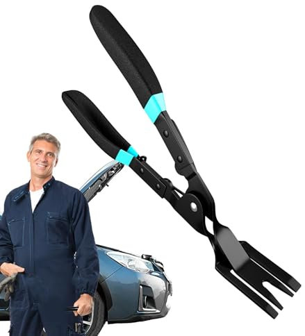 Pinza de clip automática, abrazadera de remaches, herramienta de reparación de eliminación de clips de panel, kit de reparación de herramientas de palanca robusto, herramienta de eliminación de ajuste