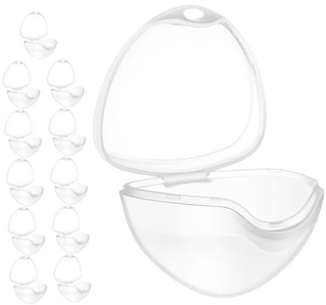 GARVALON 12pcs Pacifier Storage Case Portable Baby Dummy Holder for Travel Pp Teething Toy Organizer