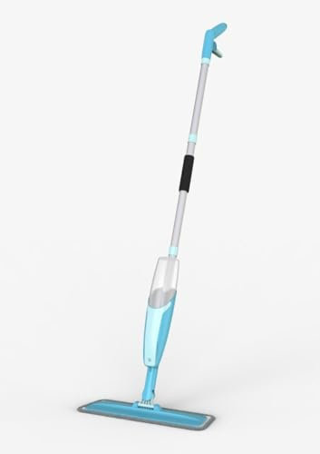 Balais Serpillère Vaporisateur, Homgif Balai Lave Sol avec Vaporise Spray Mop Microfibre Balai Serpillere avec Reservoir pour la Maison, la Cuisine, Le Bois Dur, Le Stratifié, Le Bois, la Céramique