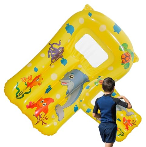 Planche De Surf Gonflable Piscine, Bodyboard Gonflable pour Enfant, Planche De Bodyboard Enfant, PlanchePlageEnfant pour Le Surf sur La Plage, La Piscine, La Natation, L'été, Les Sports Nautiques