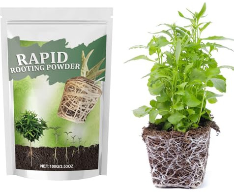 Zyntora Polvo De Enraizamiento Para Plantas,Estimulador de Crecimiento para Jardín - Polvo Estimulante de Raíces para Árboles, Plantas y Suculentas