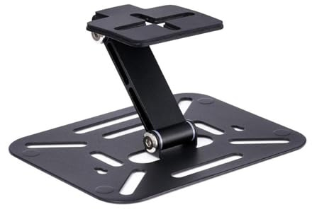 CARISSETT Height Adjustable Projector Mounting Bracket Metal Foldable Tripod 180 Degree Swiveling Desktop/Wall Mount/Suspended Outdoor Projector Mount