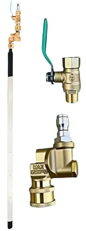 MWZBTG Herramienta de Limpieza para Radiadores,Lanza para Hidrolimpiadora 60 cm 4500 PSI | Suministros para el Hogar para ATV Taller de Reparaciones Remolque Autocaravana Marino Garaje Industrial