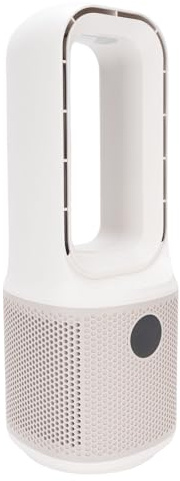 Tihebeyan Ventilateur de Bureau sans Lame 9 Vitesses Small Small Table, 9 Vitesse avec Fonction de Minuterie, Lumière Nocturne Chaude, Ventilateur Oscillant à 60 Degrés pour Chambre à Domicile,