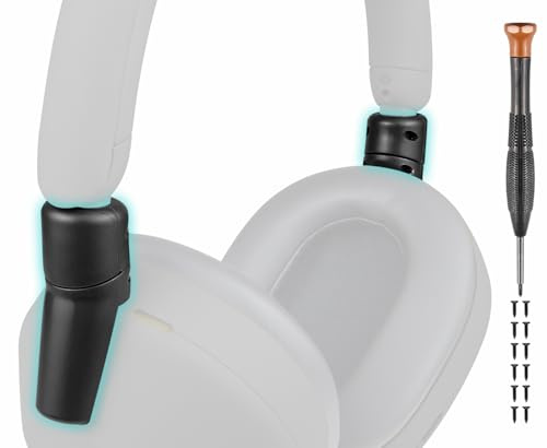 SOULWIT Hörlurar Trasiga Hinge Fix Linking Connectors Reparationssats för Sony WH-1000XM5 (WH1000XM5), Förstärkta Skyddande Ledkontakter för XM5-Huvudbandets Fällbara Sidokåpa