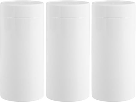 TOYANDONA Tubes Rechargeables en Plastique Blanc pour Déodorant Solide Lot de 3 et Usage Polyvalent Application Précise pour Voyages D'affaires
