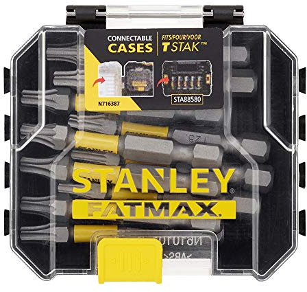 Stanley STA88575-XJ T25 FATMAX T25 Loose Impact Bit Storage Box, 50mm