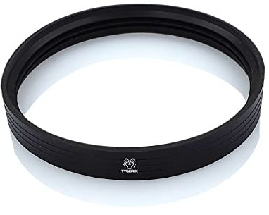 TYGERIX® 2x Juntas de Silicona de 200 mm para Estufas de Pellets | Altura 9 mm | Juntas de Triple Labio Certificadas | Adherencia Perfecta | Resistencia Térmica Excepcional | Para Conductos de Humos