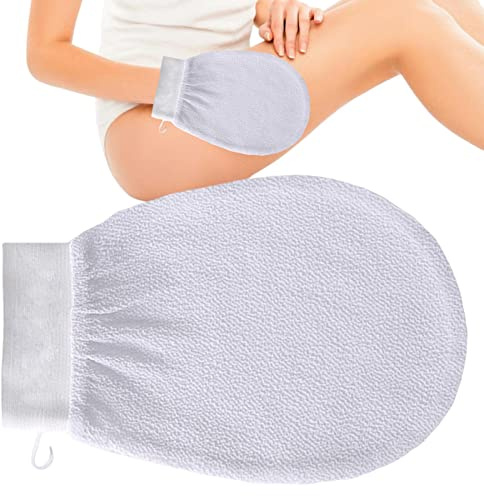 Anloximt Esfoliante per Guanto per Pelle secca, Scrub Corpo Guanto esfoliante Profondo, Guanto esfoliante Morbido e detergente per la Pelle Parte del miglior Kit per la della Pelle per Donne