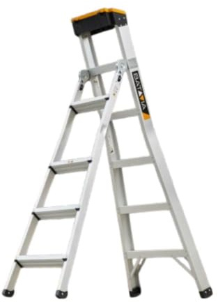 Batavia 3-in-1 Multi-Leiter - Anlege-, Steh- & Treppenleiter, Alu